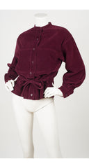 1977 Documented Burgundy Cotton Corduroy Jacket