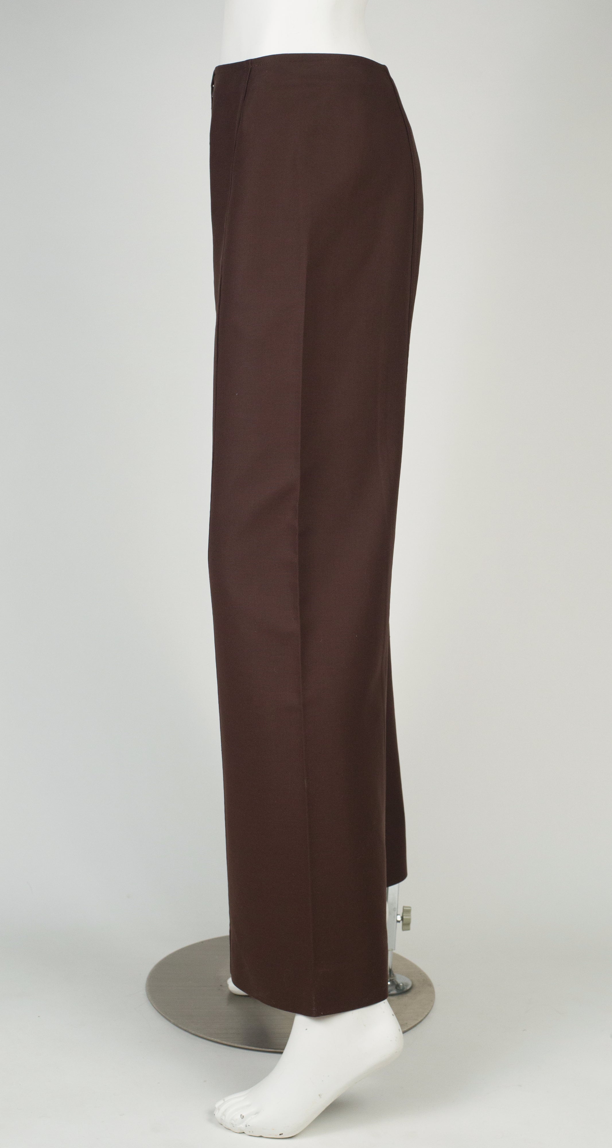 1970s Brown Wide-Leg Trousers