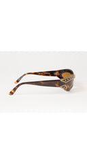 1990s Mod. 440/L Gold Studded Tortoiseshell Sunglasses