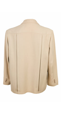 1950s Men's Beige Gabardine Jacket