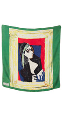 1957 Pablo Picasso "Portrait de Jacqueline" Silk Twill Scarf