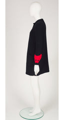 1979-80 F/W Fox Head Black Wool Knit Jacket
