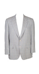 Men's "Palatino" Plaid Cashmere & Silk Sport Coat