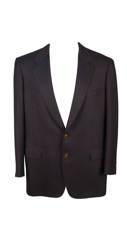 1990s Men's "Traiano" Brown Cashmere Two-Button Blazer Jacket