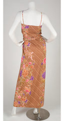 1976 S/S "Dress of the Year" Batik Print Cotton Maxi Dress