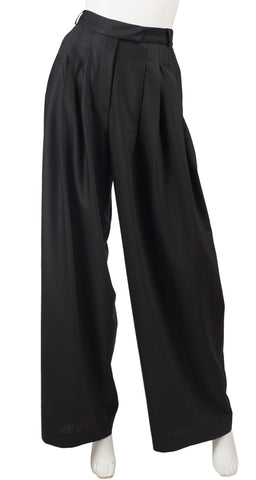 Recent Black High-Waisted Wide Leg Pants