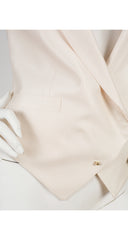 2004 S/S Tom Ford "Le Smoking" Cream Silk Tuxedo Waistcoat