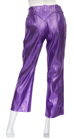 1950s California Ranchwear Purple Lurex Pants