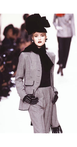 1992-93 F/W Runway Houndstooth Wool Jacket