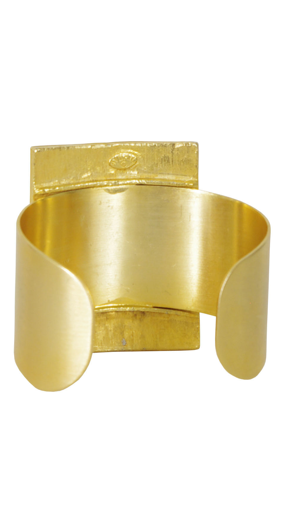 1970s Deadstock Modernist Large Gold Tone Cuff