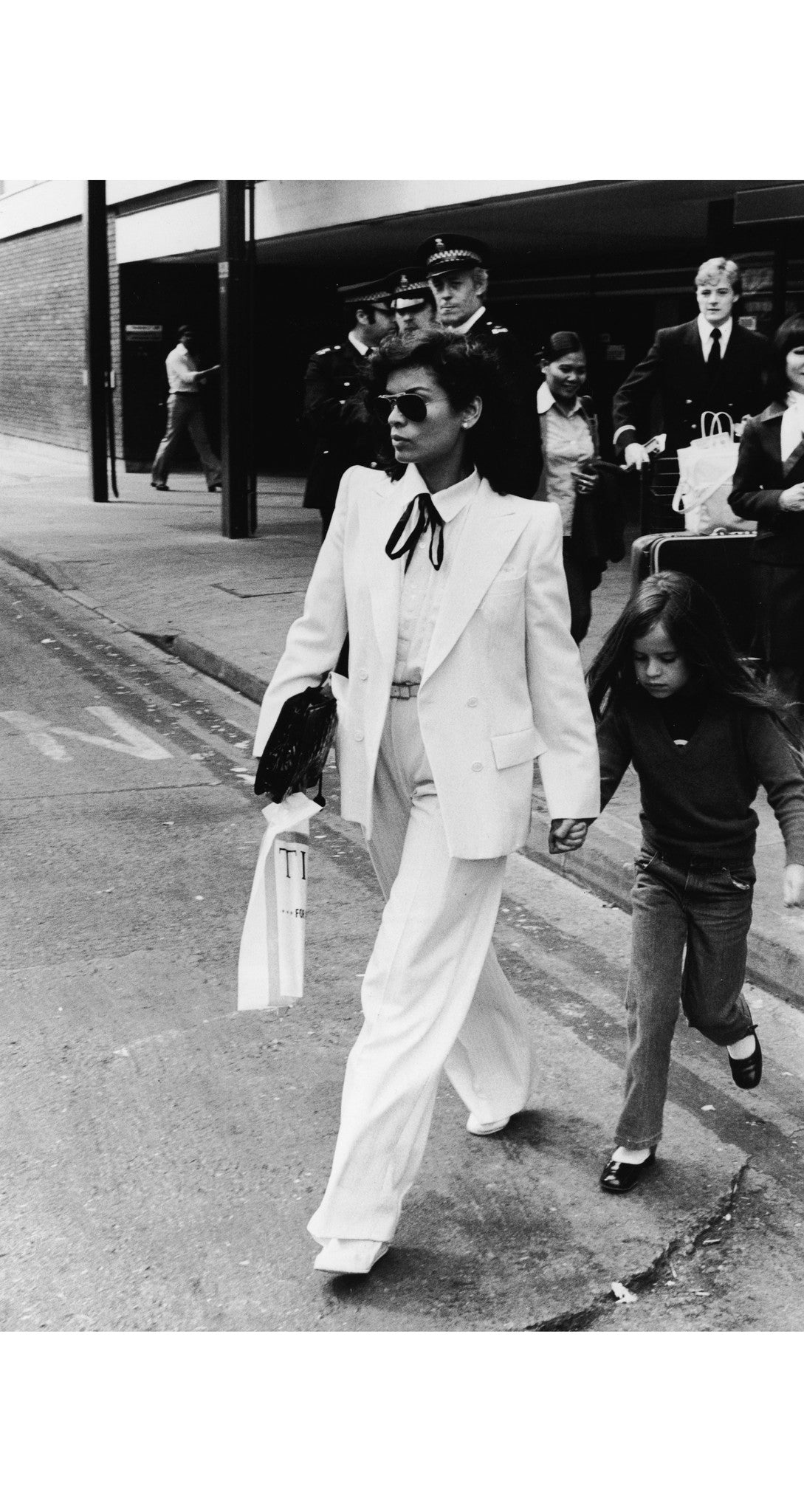 c.1979 Documented Bianca Jagger White Pantsuit
