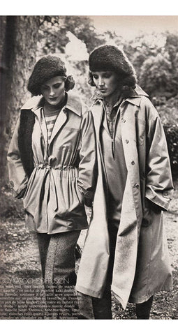 1975 Documented Camel Wool Plunge Neck Dress