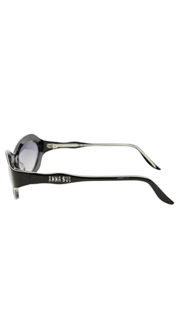 1950s Style Black & White Cat Eye Sunglasses Mod. AS50101