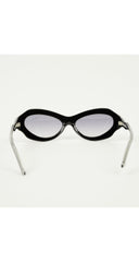 1950s Style Black & White Cat Eye Sunglasses Mod. AS50101