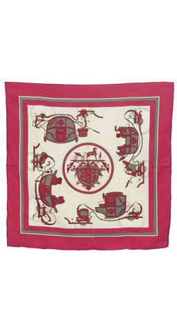 for Marie Brizard 'Ex Libris' by Hugo Grykar 1946 Silk Scarf in Box