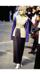 1997-98 F/W "Selvage" Deconstructed Black Wool Skirt