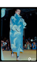 1980 F/W Runway Documented 3D Seagull Reversible Wool Coat