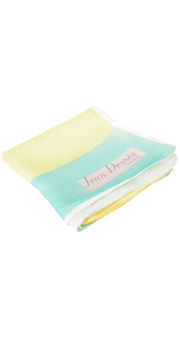 1960s Mod Pastel Silk Double Layer Scarf