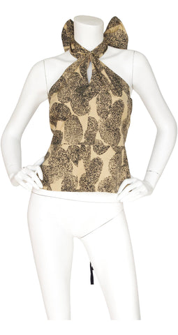 2011 S/S Runway "Thumbprint" Corset Halter Top