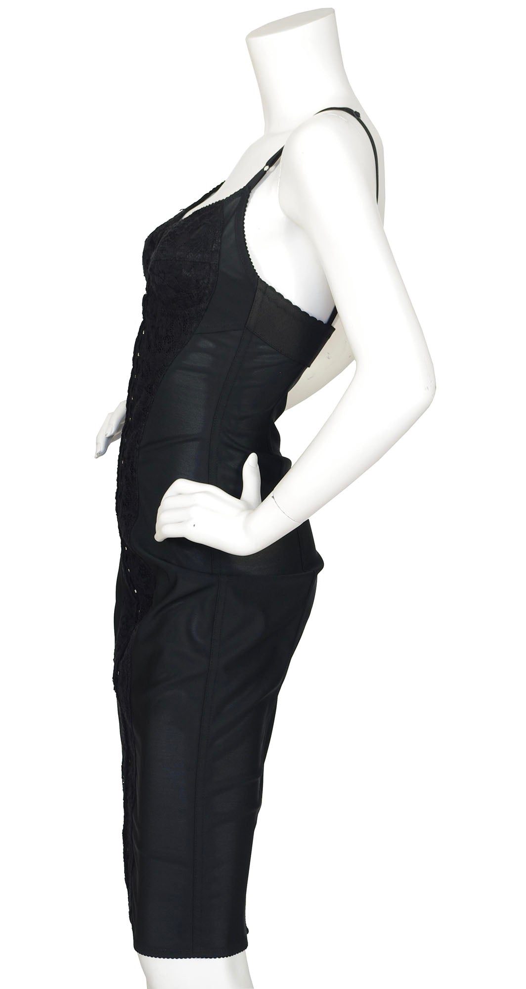Dolce and Gabbana "Vintage" Limited Edition Black Bustier Corset Dress Featherstone Vintage Dolce and Gabbana "Vintage" Limited Edition Black Bustier Corset Dress Featherstone Vintage