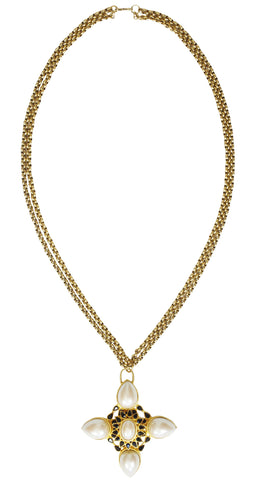 1980s Deadstock Double Strand Necklace