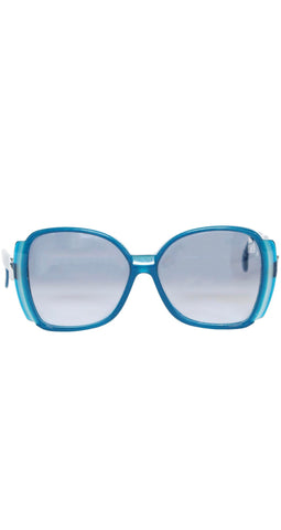 1970s Blue Oversized Sunglasses Mod.590