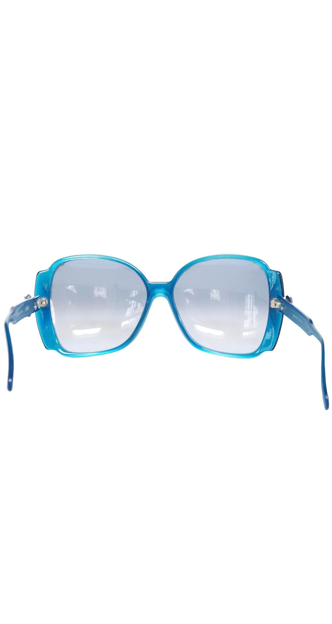 1970s Blue Oversized Sunglasses Mod.590